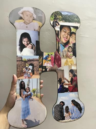 Image of HBH Customized Photo Collage Letter Frame Decorative Display | Customized Photo Frame