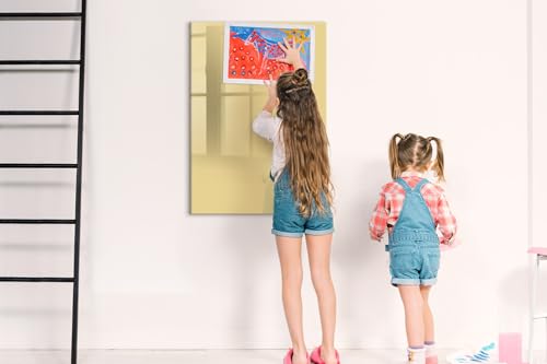 Tableau mural en verre effaçable pour résoudre le désordre des notes et photos - 4