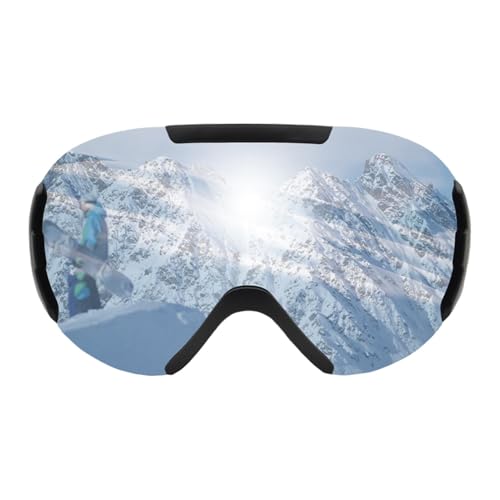 Gafas de esquí irrompibles con lentes de policarbonato y montura flexible de TPU