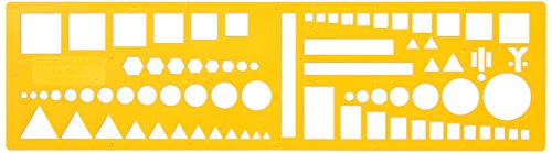 Graphoplex Gabarit OTAN Orange Transparent