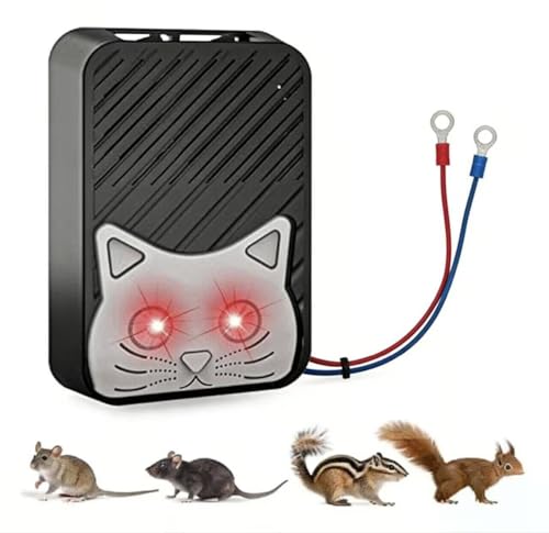 #VerdientProvisionen<br>Marderschreck Auto batteriebetrieben Marderabwehr mit Ultraschall Ultraschall Gegen Ratten Sofortiger Langfristiger Marderschutz im Motorraum