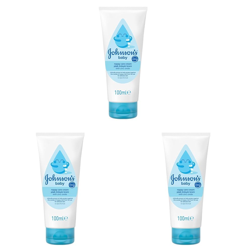 Johnson's Baby Pişik Önleyici Krem 100 ml (3 paketi)