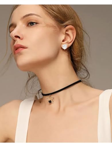 Aretes de Perla para Mujer con Clip No Perforados miniatura 7
