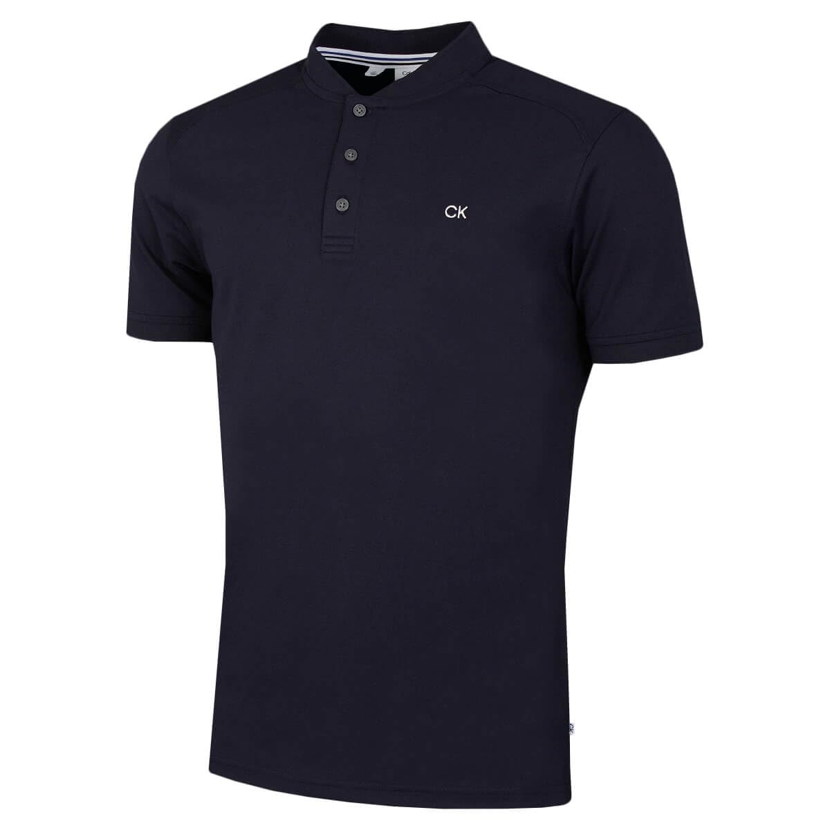 Calvin Klein Men's Navy Blade Collar Polo Shirt - Xxxxl
