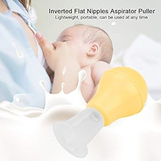 Correzione Portatile per Coppe Morbide da Donna per Aspiratore per Capezzoli Piatti Invertiti Assistenza Sanitaria (YELLOW)