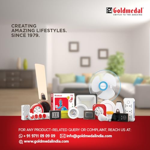 Image of Goldmedal Torcia 06 1+3W LED Rechargeable Torch -Cool Daylight(6500K)|1200 mAh Li-ion Battery |Battery Back-up Upto 4 Hrs |Type-C Charging| Deep Discharge Protection |Powerful 1W Front & 3W Side Light