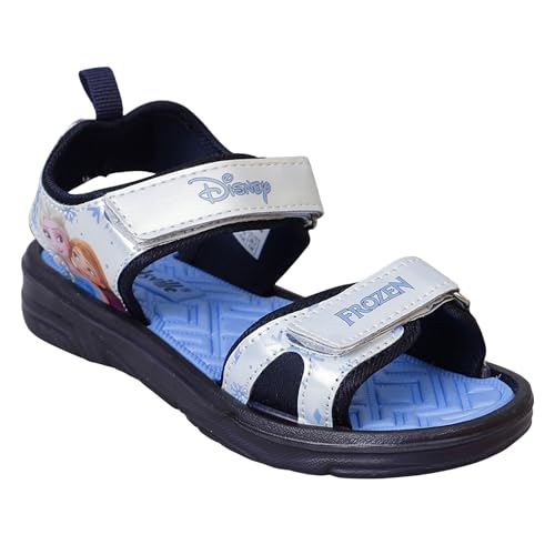 Image of Kidsville Official Frozen Printed Sandals For Kids Girls Anti-Skid Comfortable | Adjustable Double Strap Closure | Flexible & Lightweight Footwear for Baby