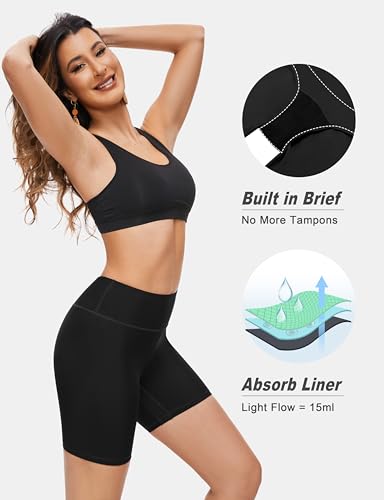 Period Swimwear Menstrual Bikini Bottoms Leakproof Swim Shorts Waterproof Swimsuit for Teens Girls Women3