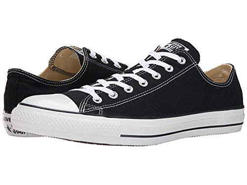Converse Unisex Chuck Taylor All Star Ox Basketball Shoe (9.5 B(M) US Women / 7.5 D(M) US Men, Black/White)