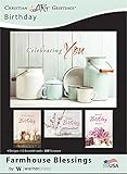 Farmhouse Blessings - Birthday Greeting Cards - KJV Scripture - (Box of 12)