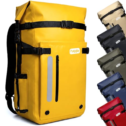 Ruqqle Zaino Impermeabile Multiuso, Waterproof Dry Bag 20/30/45L, con 3