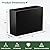 Toriexon 36" Metal Planter Box, Large Rectangular Window Box with Drainage Holes & Rust-Proof Coating, Modern Outdoor/Indoor Flower Box for Balcony, Patio & Herbs, Black