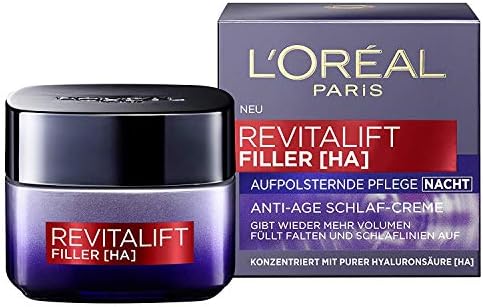 L'Oréal Paris RevitaLift Filler Zestaw do Pielęgnacji Twarzy na Dzień i na Noc - 50 ml