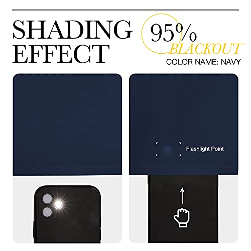 Nicetown CARPBLKDM-4240C26 Blackout Curtains Window Drapes - (Navy Blue Color) 42 Inches W By 40 Inches L, Set Of 2, Blackout Curtain Panels For Boy'S Nursery thumb #4