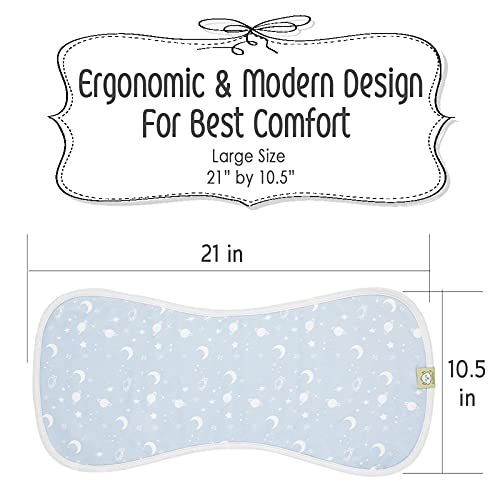 Biologische Spuugdoekjes voor Babyjongens en-meisjes - 5 Stuks Ultra-Absorberende Spuugdoek, Pasgeboren Handdoek - Melk… - Image 3