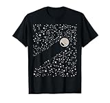 A funny robot vacuum cleans up stars on the Milky Way T-Shirt