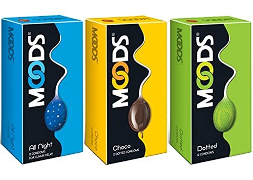 Moods Condom All Night,Strawberry & Ultrathin(12X3) With 3'S Dotted Condom-image-2
