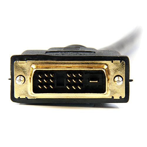 StarTech.com 50 ft. (15.2 m) HDMI to DVI D Adapter Cable, HDMI to DVI-D Cable, Strain Relief Connectors, Bi-Directional - Image 3