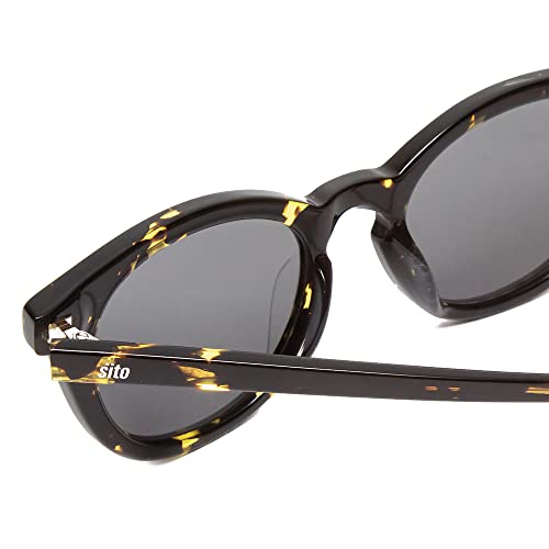 Image of SITO SHADES Now Or Never Womens Round Sunglasses Polarized /Non-Polar Opt. Classic Designer Retro Festival Sun Glasses UV 100