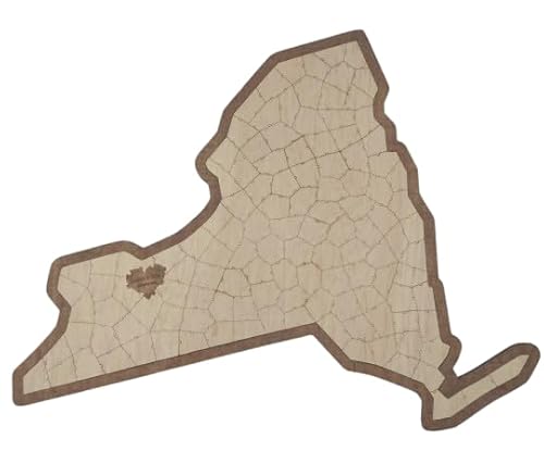 Wooden State Puzzle Guest Book Alternative | Weddings, Birthdays, and All Events