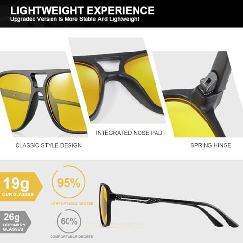 Lunettes de soleil UV400 pour bloquer les reflets et protéger les yeux - 3