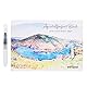 int!rend Aquarellpapier A6 300 g/m² - 60 Seiten - Aquarellblock A6 mit Wassertankpinsel & Bleistift - Aquarellpapier Postkartenformat - Aquarell Papier Karten - Postkarten Blanko