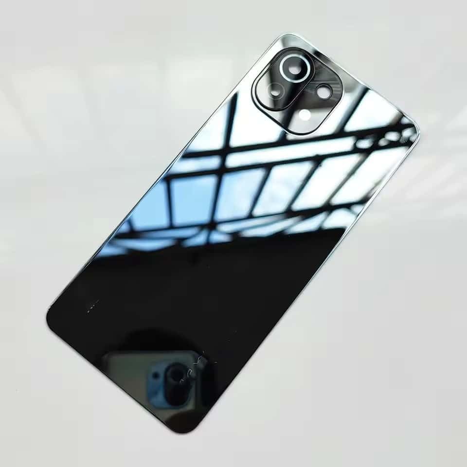 Coque Xiaomi 11 Lite 4G bleu cache batterie de remplacement YOOOKOOO sans lentille