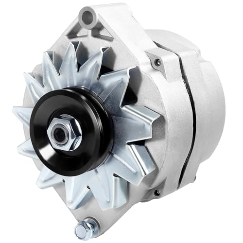 1 Wire GM Self Exciting Alternator High Output 105A Replacement for Chevy 350 10SI SBC BBC #ADR0335 334-2114 ADR0325 7127-SE105 400-12340 20-102-7