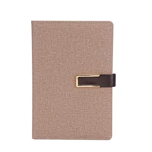 Cuadernos de redacción Libreta de Negocios Hebilla Cuaderno Más Grueso Creatividad A5 Diario de la Oficina Reunión Libro de Registro Blocs y Cuadernos de Notas Cover