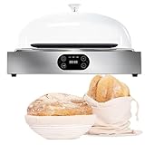 Aioneer Caja De Fermentación De Pan, Máquina De Fermentación Eléctrica Desmontable para Masa De Pan, Temperatura Y Humedad Ajustables, Fermentación Uniforme, Programable, B