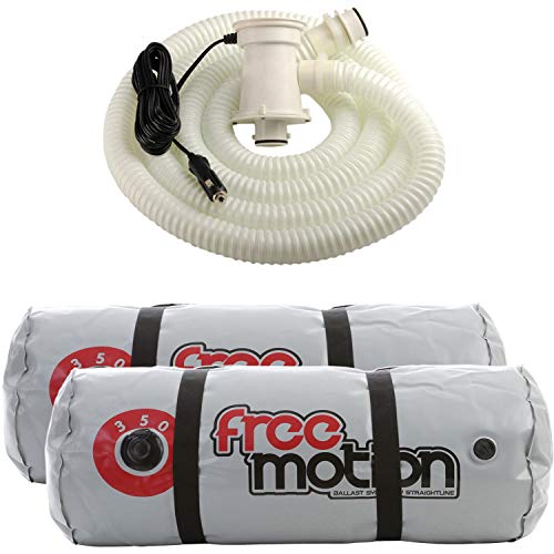 FreeMotion Wakeboard Wakesurf Ballast Fat Sac Package 700lbs + Pump