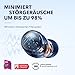 soundcore Anker Space A40, Kopfhörer kabellos, Automatische Geräuschunterdrückung bis 98%, 50h Wiedergabe, Hi-Res Sound, Bequemes Design, App Steuerung, Bluetooth Kopfhörer für Musikgenuss (Blau)