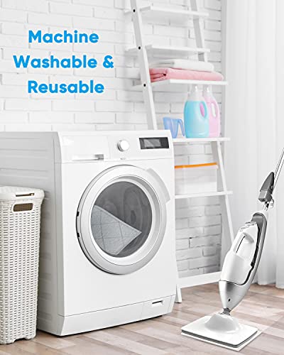 Fineiva 8 peças de almofadas de esfregão a vapor Light n Easy para 7618ANW 7618ANB S3101, almofadas