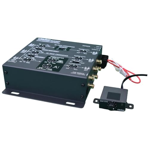 image for Clarion MCD360V 3-Way 6 Channel RCA Inputs Electronic Crossover with R