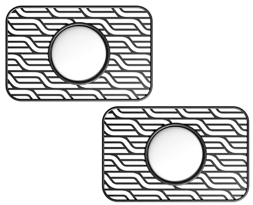Image of FOLX FAB237 Apple Airtag Wallet Case Holder Compatible for Apple AirTag Tracker, Size of a Credit Card for Wallet Purse, Slim Safety Anti-Lost (NET Black Card CASE [ Combo Pack of 2 ])