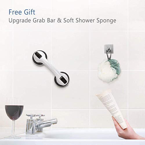 Greenchief Shower Chair With Back And Arms, Bathtub Lift Chair With Handles Removable - Free Assist Grab Bar - Medical Tool Free Shower Cutout Seat For Disabled, Handicap, Seniors & Elderly, 300Lb #TOP7