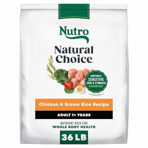 Image of Nutro Natural Choice Adult Dry Dog Food, Chicken & Brown Rice Recipe, 36 lb