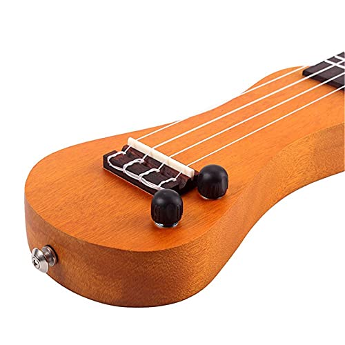 Ukulélé Guitare Électrique 21 Pouces Ukulélé en Bois Massif Cohogany Ukulele Instrument De Musique - Les Beatles, Paul McCartney, John Lennon, RIngo Starr, George Harrison Ukulélé Guitare Électrique 21 Pouces Ukulélé en Bois Massif Cohogany Ukulele Instrument De Musique – Image 4