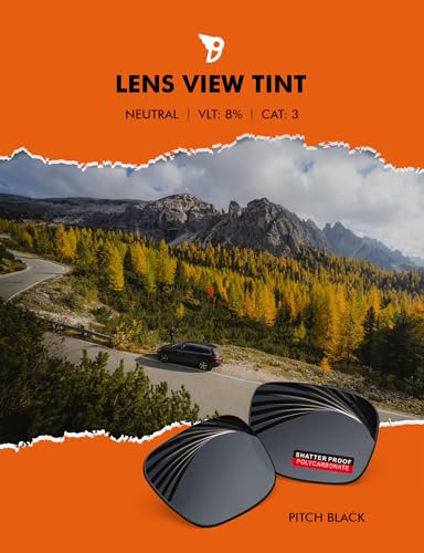 Image of PRO+ Polycarbonate Replacement Lenses for Ray-Ban New Wayfarer RB2132 52 /55 /58mm Sunglasses