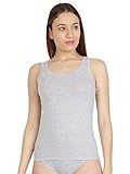 ATTWACT Grey Camisole for Women-Cotton Sleeveless Vests for Ladies-Womens Innerwear Short Tank Top with Broad Shoulder Slits, 2XL