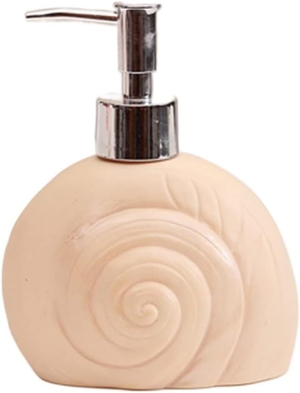Countertop Soap Dispenser Decorative Shell Shaped Bathroom Sink Countertop Space-Saver Refillable Soap Dispenser Soap Dispenser Bottles