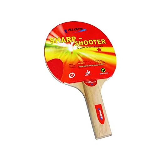 Raquete Klopf Tênis de Mesa Sharp-Shooter Ping Pong