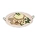 22 inch Round Tray Stand with 2 Handle and 4 Legs Sandstone Tan 1 Ct