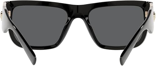 Miniatura 2 de Versace Man Sunglasses Black Frame, Dark Grey Lenses, 56MM Negro