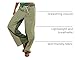 PEIHOT Low Rise Striped Pants for Women Pull On Drawstring Boho Wide Leg Jeans Trendy Green and White