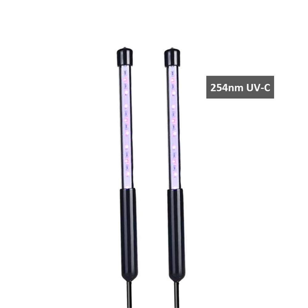 3W de la lámpara UV, UVC esterilizador luz ultravioleta USB portátil de iluminación LED inicio Mejora de Cuidados en el hogar Iluminación de interior,2 PCS