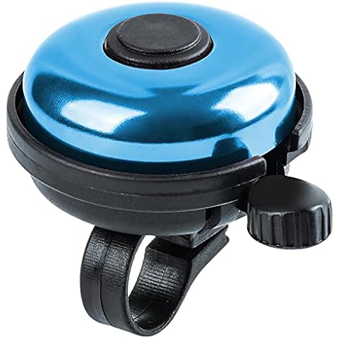 Xthuge Classic Bike Bell, Aluminum Bicycle Bell, Loud Crisp Clear Sound Bicycle Bike Bell for Adults Kids(Blue-Right Hand Use) Cover
