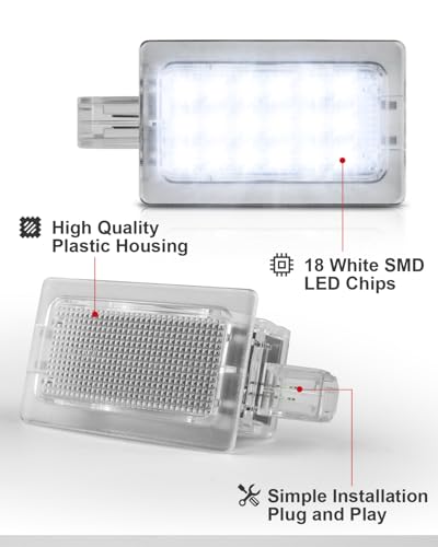 Luz LED para sombra de puerta compatible Dodge y Chrysler miniatura 4