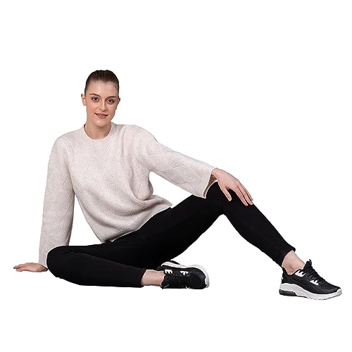 Image of Red Tape Casual Cotton Round Neck Sweater for Women | Durable and Stylish
