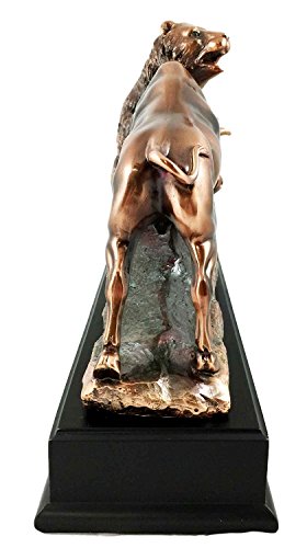 Cadeau investisseur figurine taureau et ours de Wall Street en métal - 5